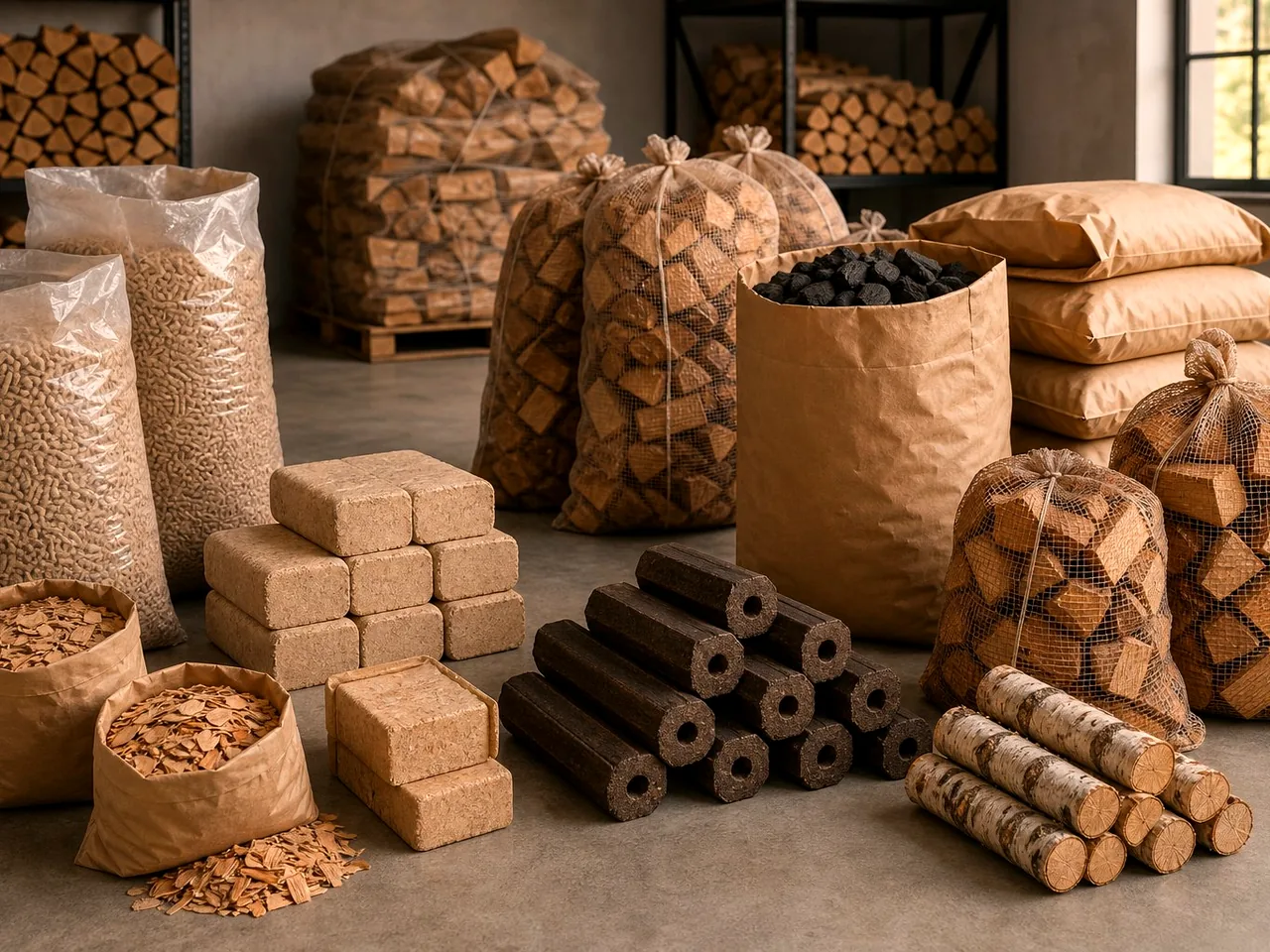 Топливные брикеты RUF из берёзы в Бийске
